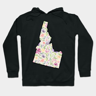 Idaho Silhouette Florals Hoodie